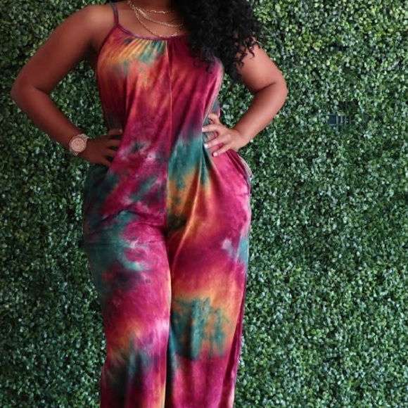 Tie dye jumpsuit - Picture 2 of 3